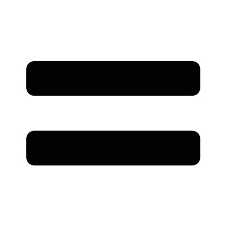 Equal sign .